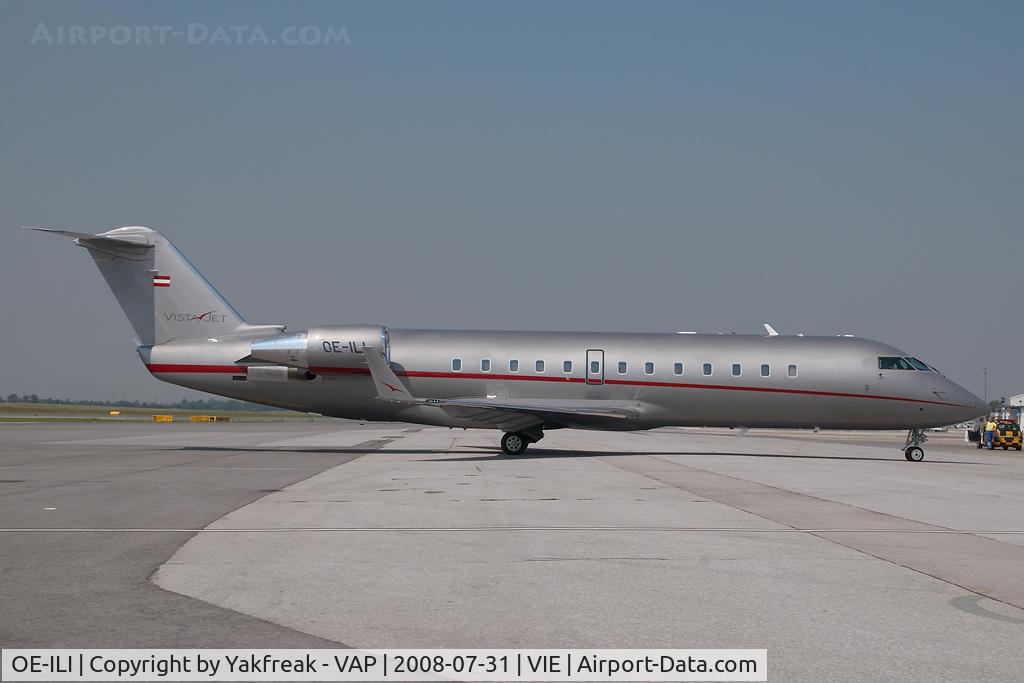 OE-ILI, 2005 Bombardier Challenger 850 (CL-600-2B19) C/N 8048, Vistajet Regionaljet