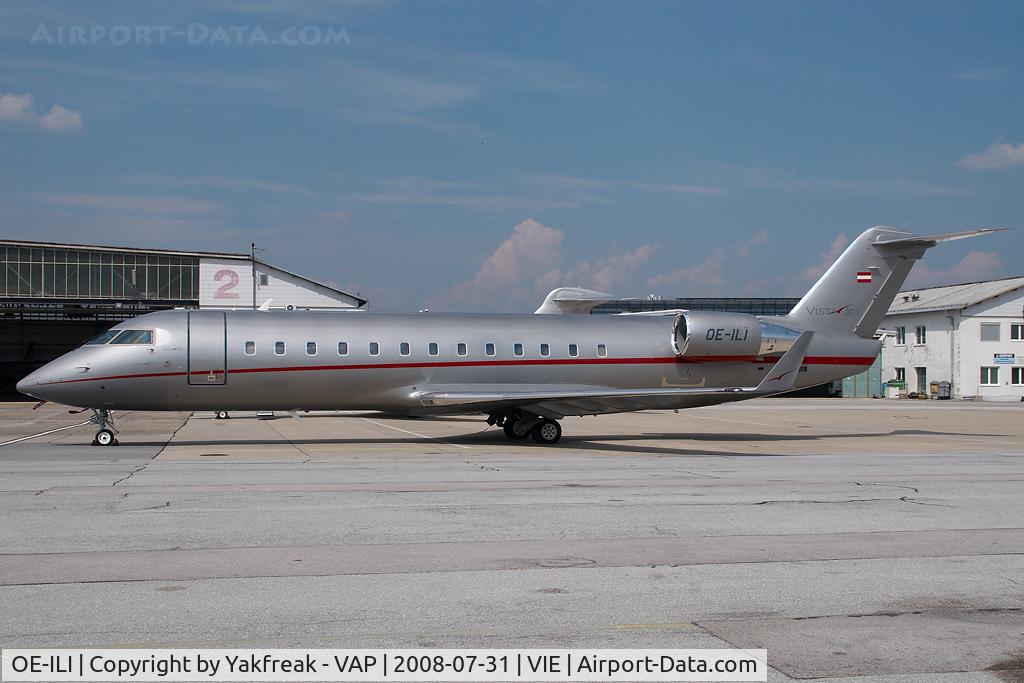 OE-ILI, 2005 Bombardier Challenger 850 (CL-600-2B19) C/N 8048, Vistajet Regionaljet