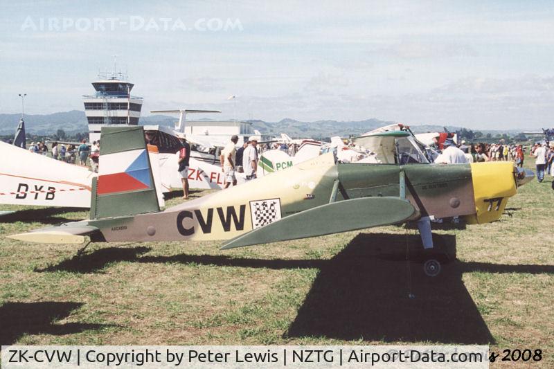 ZK-CVW, Evans VP-2 Volksplane C/N AACA/1001, Max Saunders, Wellington - 2004
