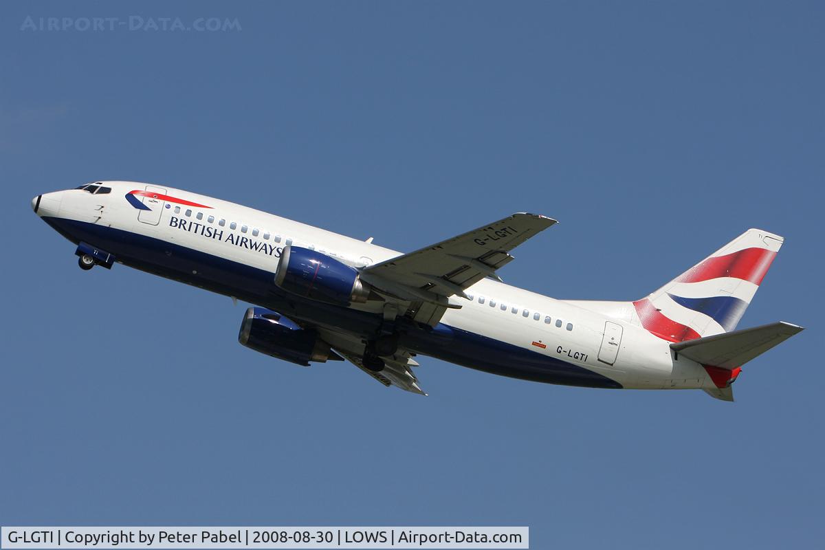 G-LGTI, 1988 Boeing 737-3Y0 C/N 23925, SZG