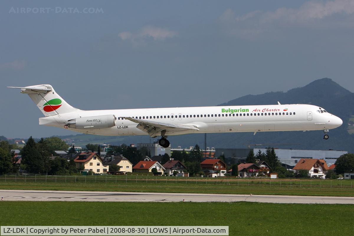 LZ-LDK, 1987 McDonnell Douglas MD-82 (DC-9-82) C/N 49432/1378, SZG