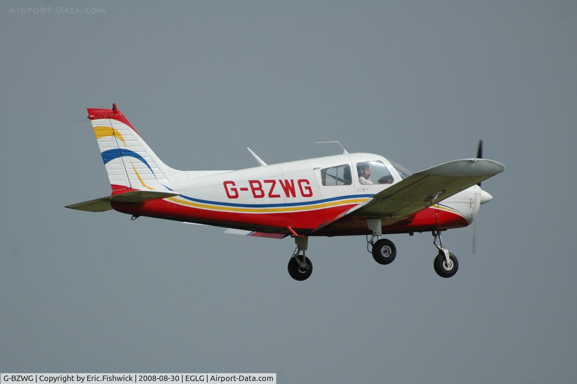 G-BZWG, 1976 Piper PA-28-140 Cherokee Cruiser C/N 28-7625188, 4. G-BZWG at Panshanger Airfield