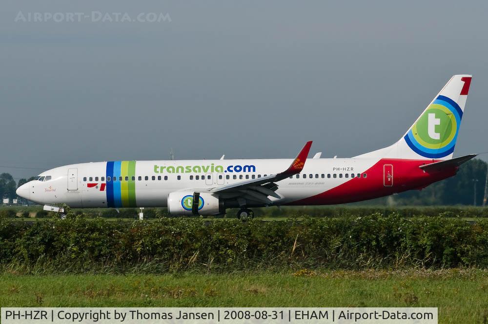 PH-HZR, 2006 Boeing 737-86N C/N 32693, Landing in Amsterdam