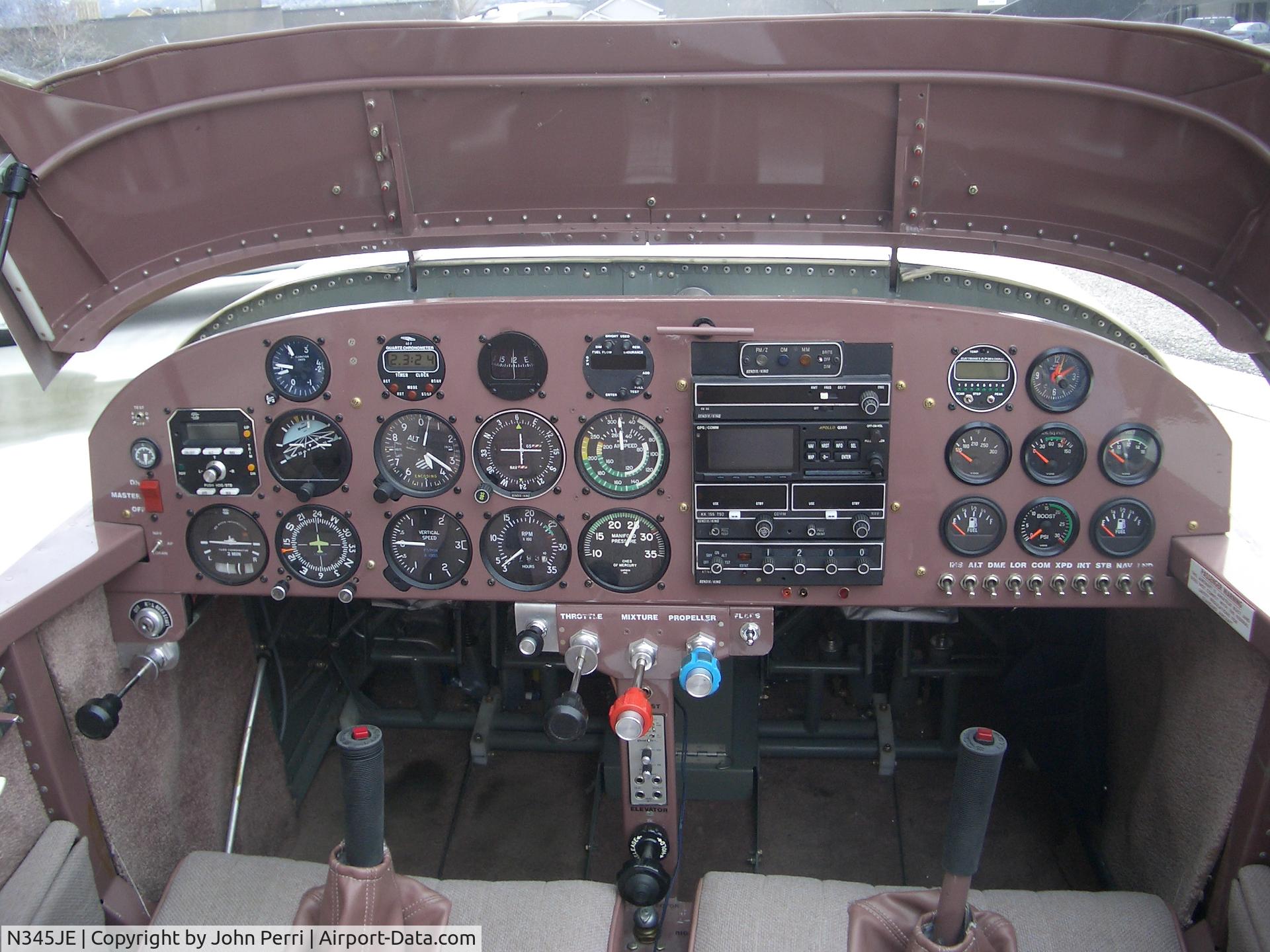 N345JE, 1990 Vans RV-6 C/N 20847, PANEL