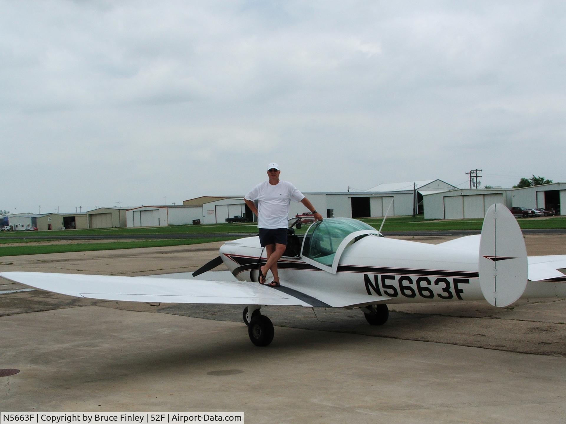 N5663F, 1966 Alon A2 Aircoupe C/N A-163, Last Alon manufactured without rudder petals.