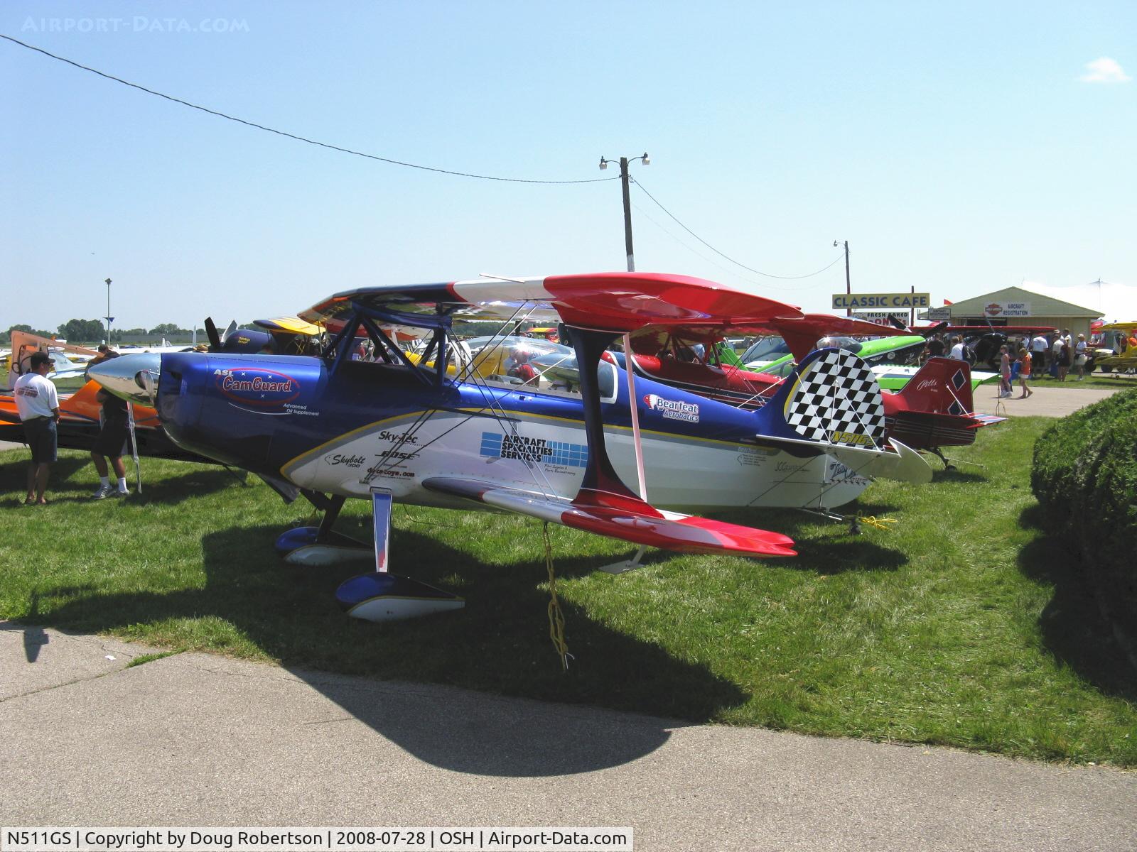 N511GS, 1993 Steen Skybolt 300 C/N HR30091001, 1993 Runyan/Harris STEEN SKYBOLT 300, Lycoming IO-540