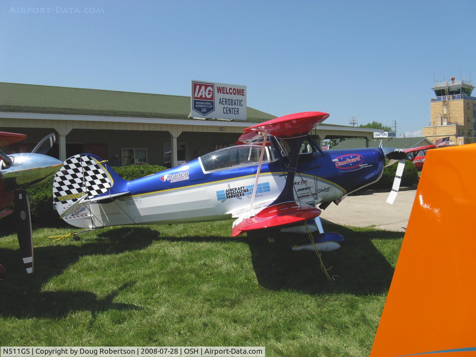 N511GS, 1993 Steen Skybolt 300 C/N HR30091001, 1993 Runyan/Harris STEEN SKYBOLT 300, Lycoming IO-540