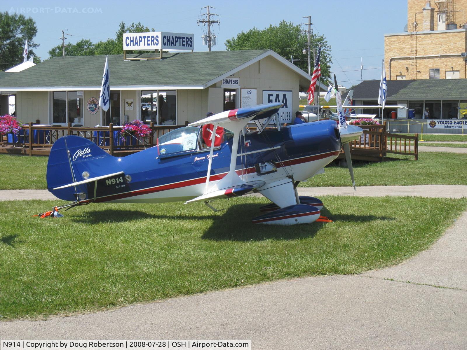 N914, 1972 Pitts S-1 Special C/N 388H, 1972 Cott PITTS SPECIAL S-1, Lycoming O-320