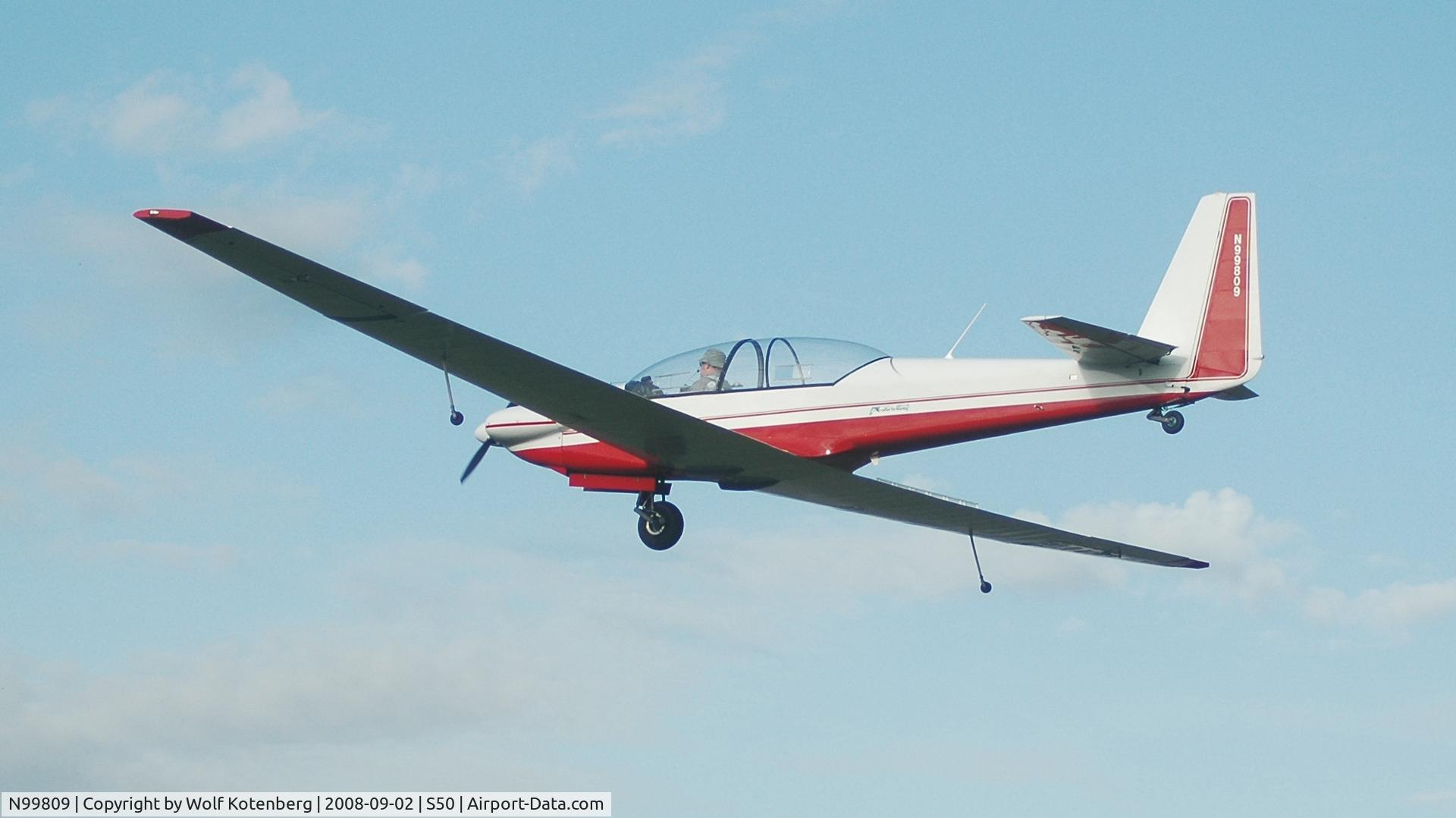 N99809, 1975 Sportavia-Putzer RF-5B Sperber C/N 51060, on final
