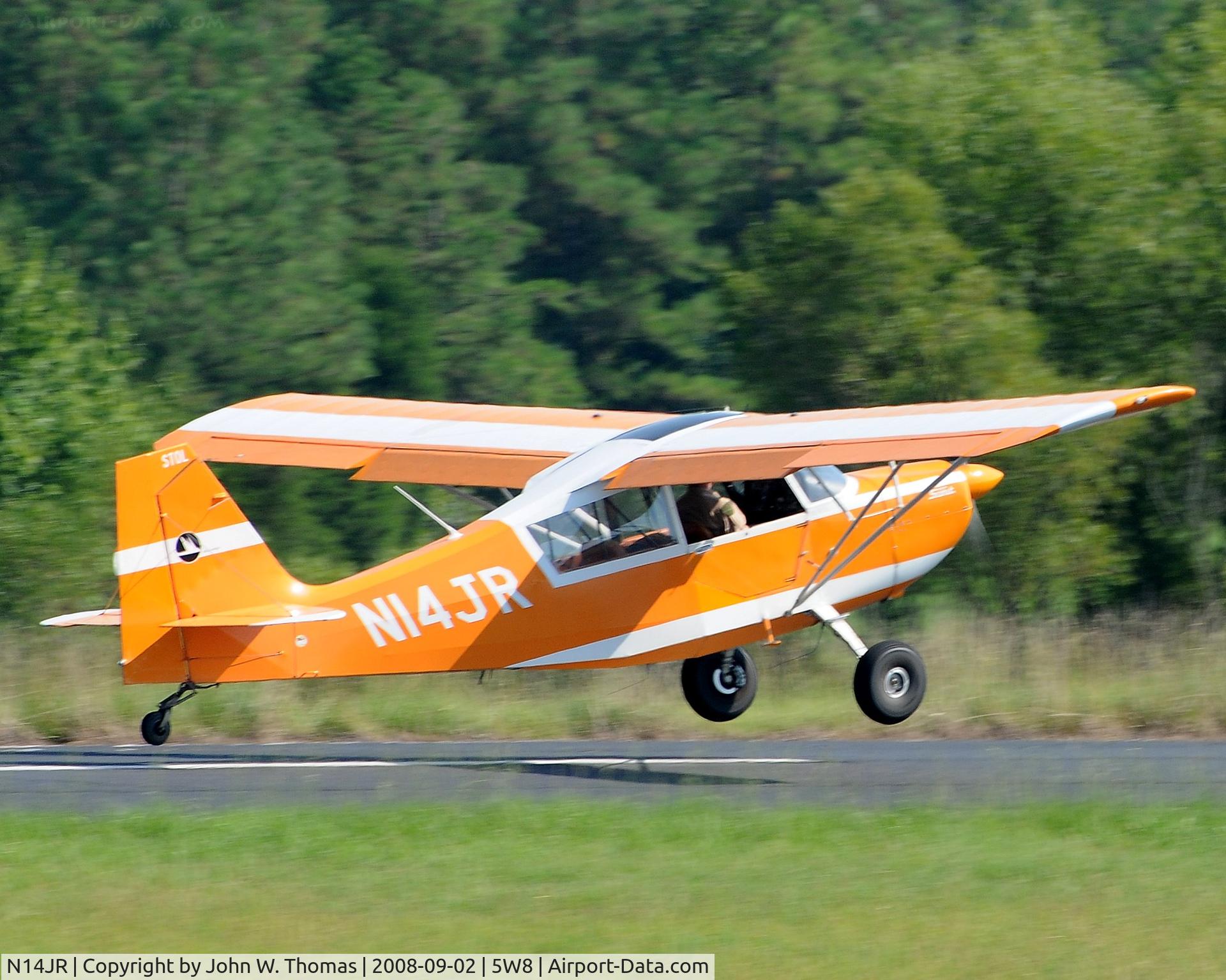 N14JR, 1973 Bellanca 7GCBC C/N 479-73, Departing runway 22