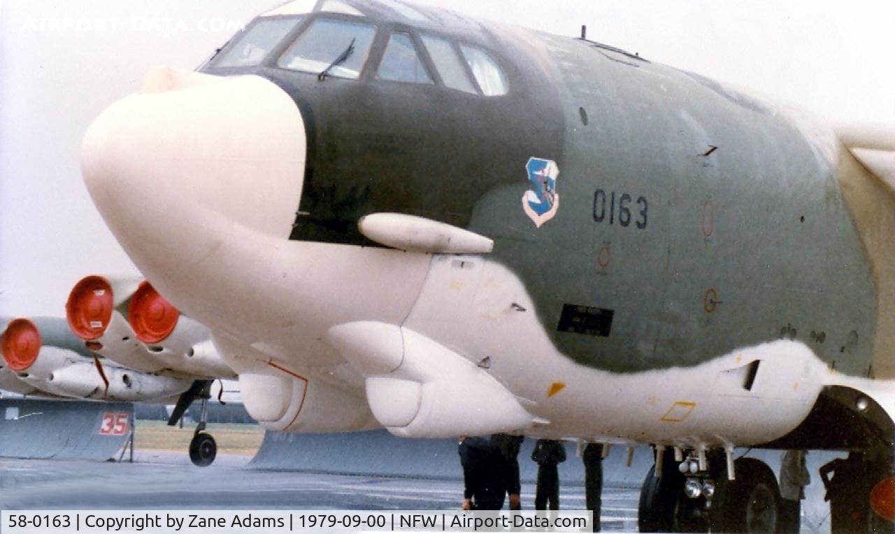 58-0163, 1958 Boeing B-52G Stratofortress C/N 464233, At Carswell AFB Airshow 1979