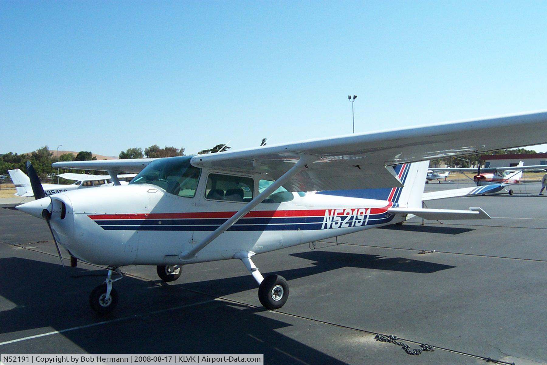 N52191, 1980 Cessna 172P C/N 17274431, Ahart ramp at KLVK. Livermore,CA.
