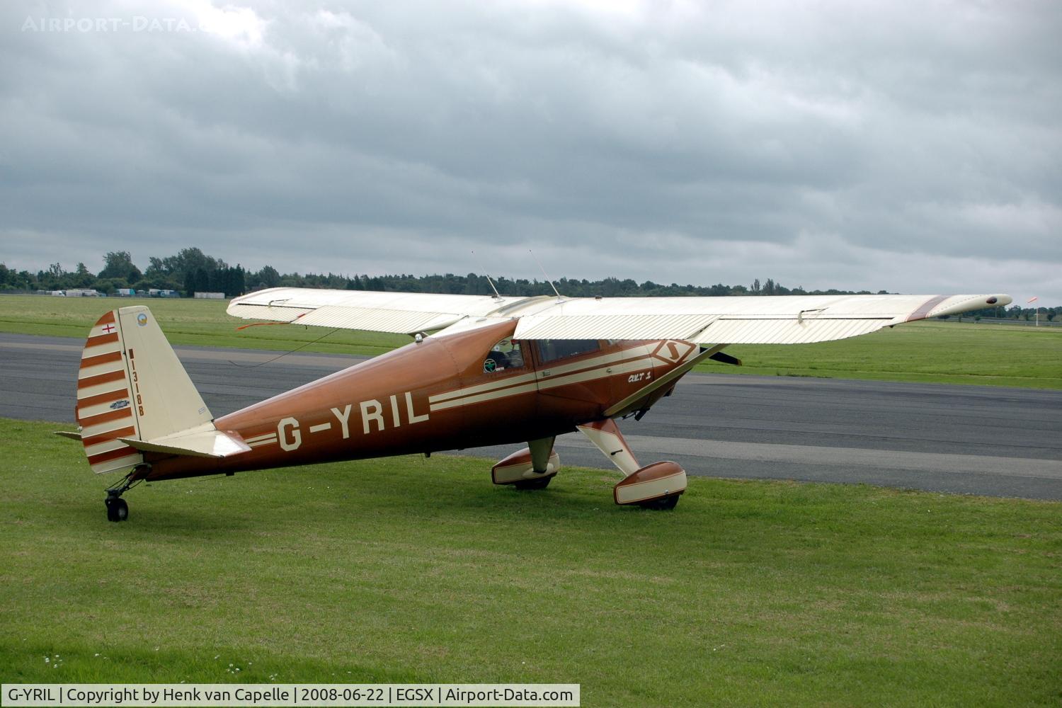 G-YRIL, 1948 Luscombe 8E Silvaire C/N 5945, Very nice such a Luscombe! Air-Britain Fly-in 2008.