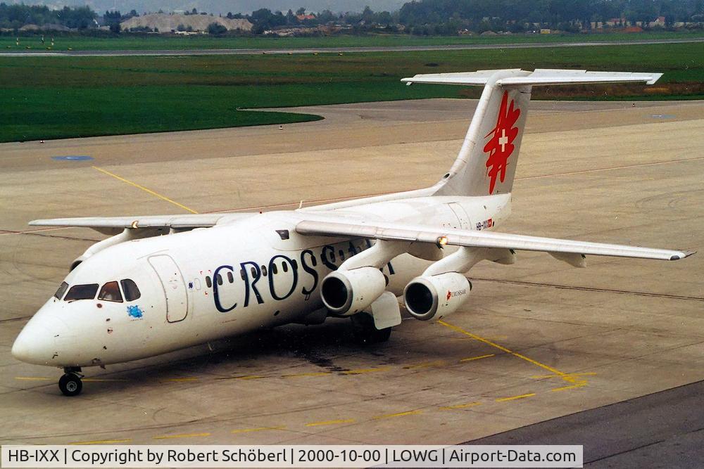 HB-IXX, 1995 British Aerospace Avro 146-RJ100 C/N E3262, LOWG/GRZ-LSZH/ZRH