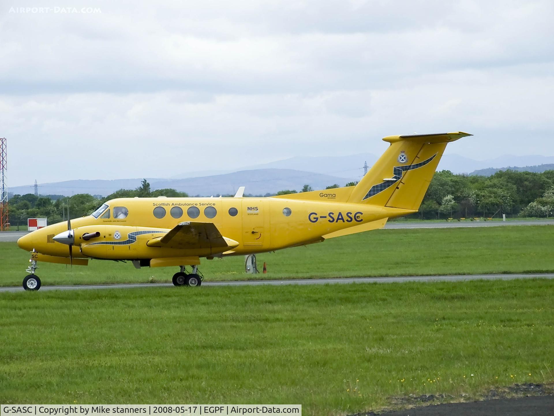G-SASC, 2005 Raytheon B200C King Air C/N BL-150, Air ambulance B200 Super king air