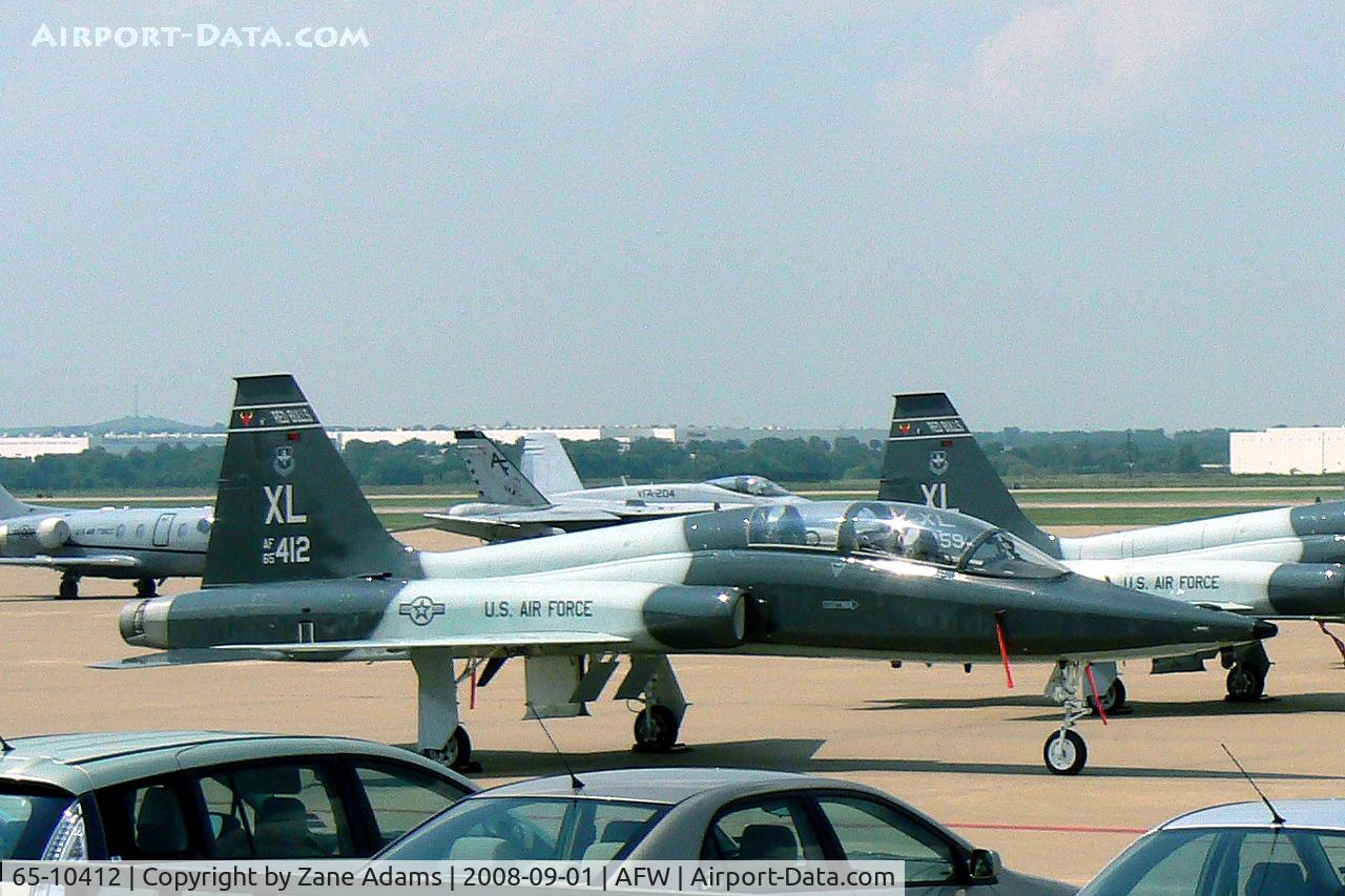 65-10412, 1965 Northrop T-38A Talon C/N N.5831, At Alliance Ft. Worth