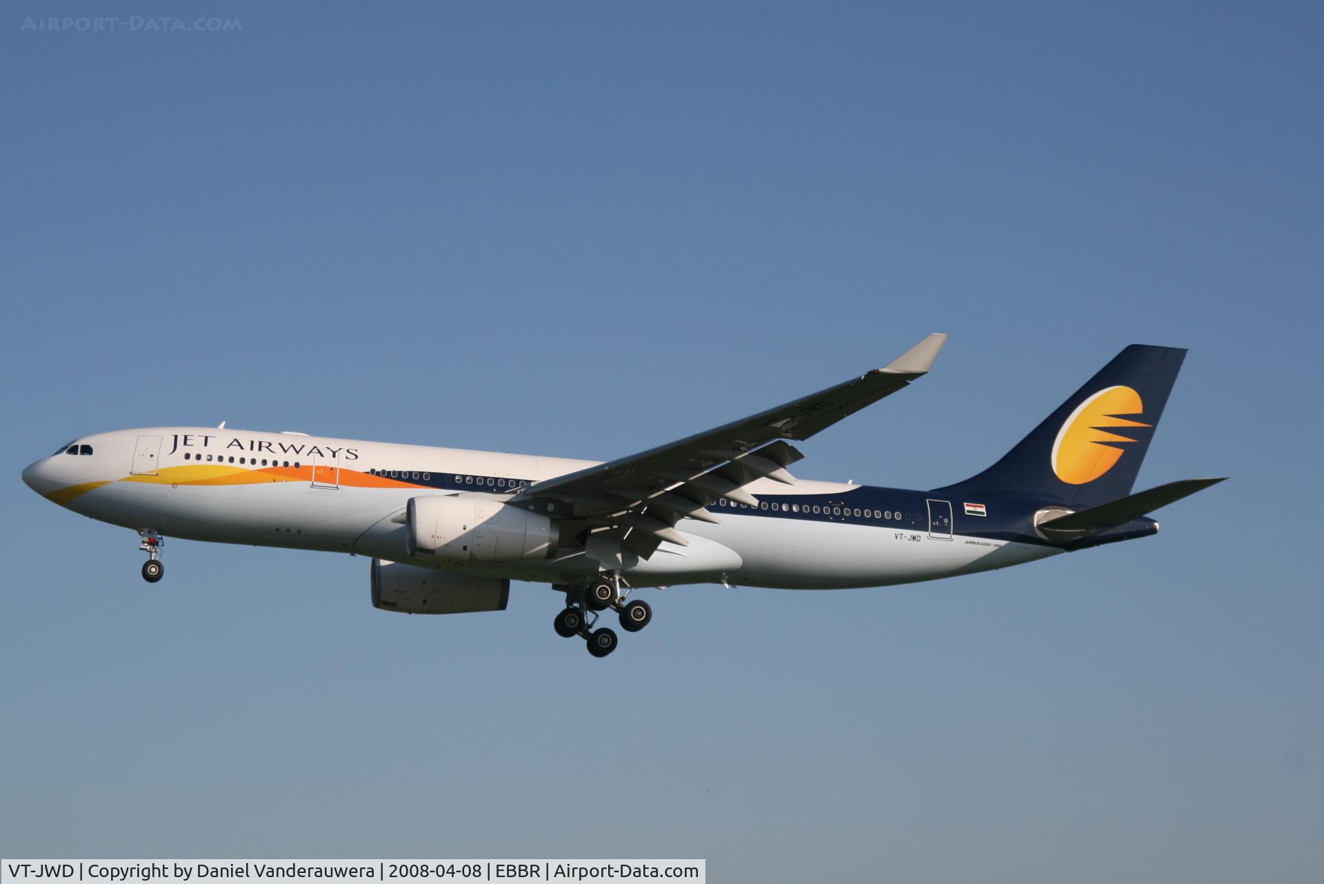 VT-JWD, 2006 Airbus A330-243 C/N 751, arrival of flight 9W225 to rwy 25L