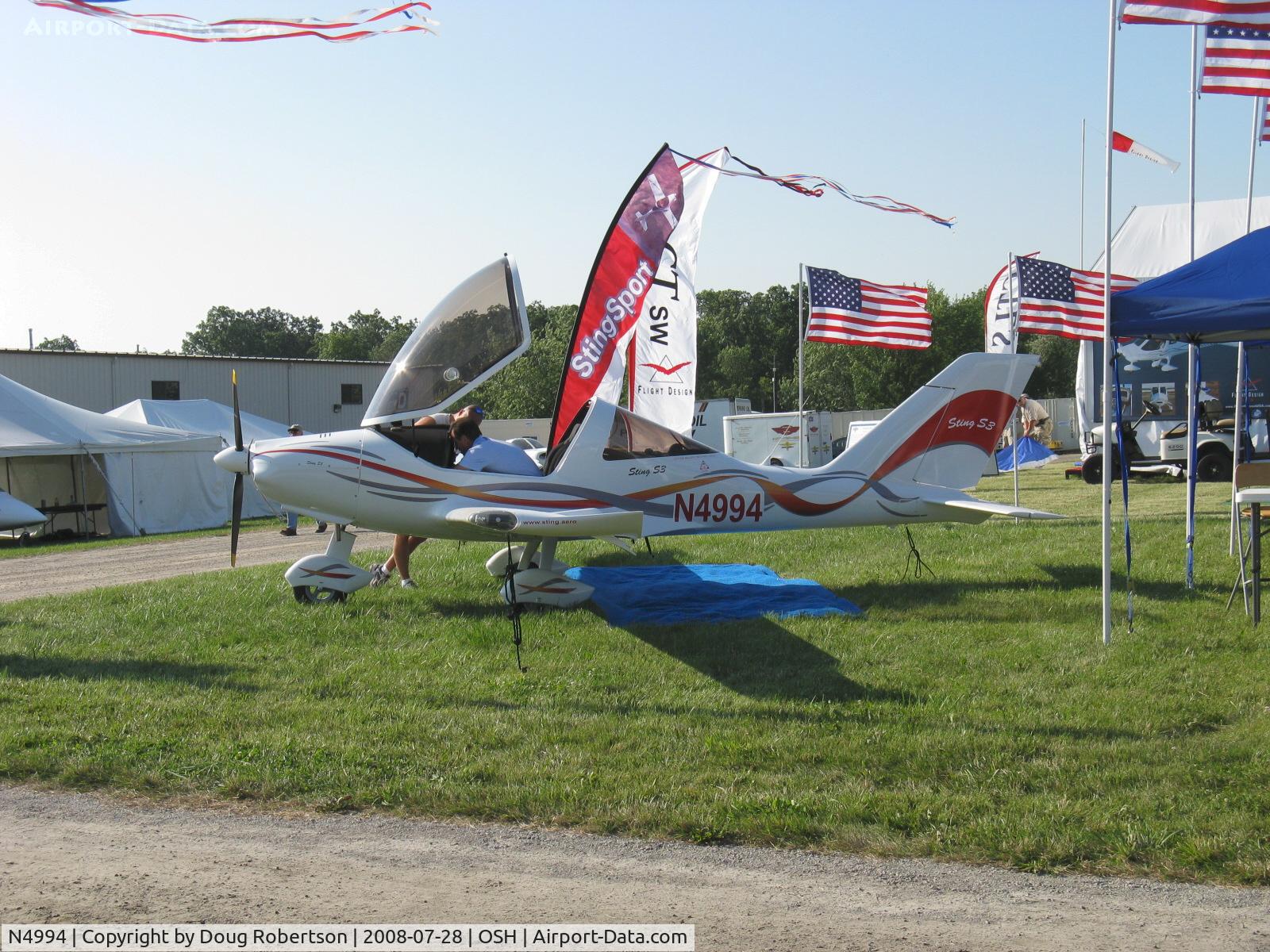 N4994, 2008 TL Ultralight TL-2000 Sting S3 C/N TLUSA168, TL ULTRALIGHT Sro, STING S3, LSA candidate