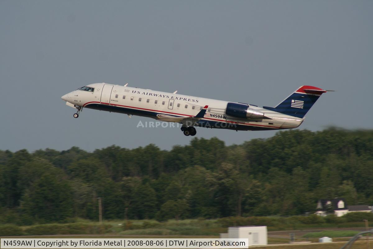 N459AW, 2003 Bombardier CRJ-200LR (CL-600-2B19) C/N 7863, Air Wisconsin US Airways Express CRJ-200