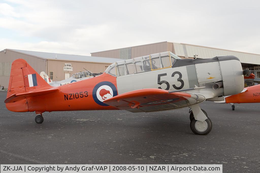 ZK-JJA, 1941 North American AT-6C Harvard IIA C/N 88-13910, North American Harvard 2A
