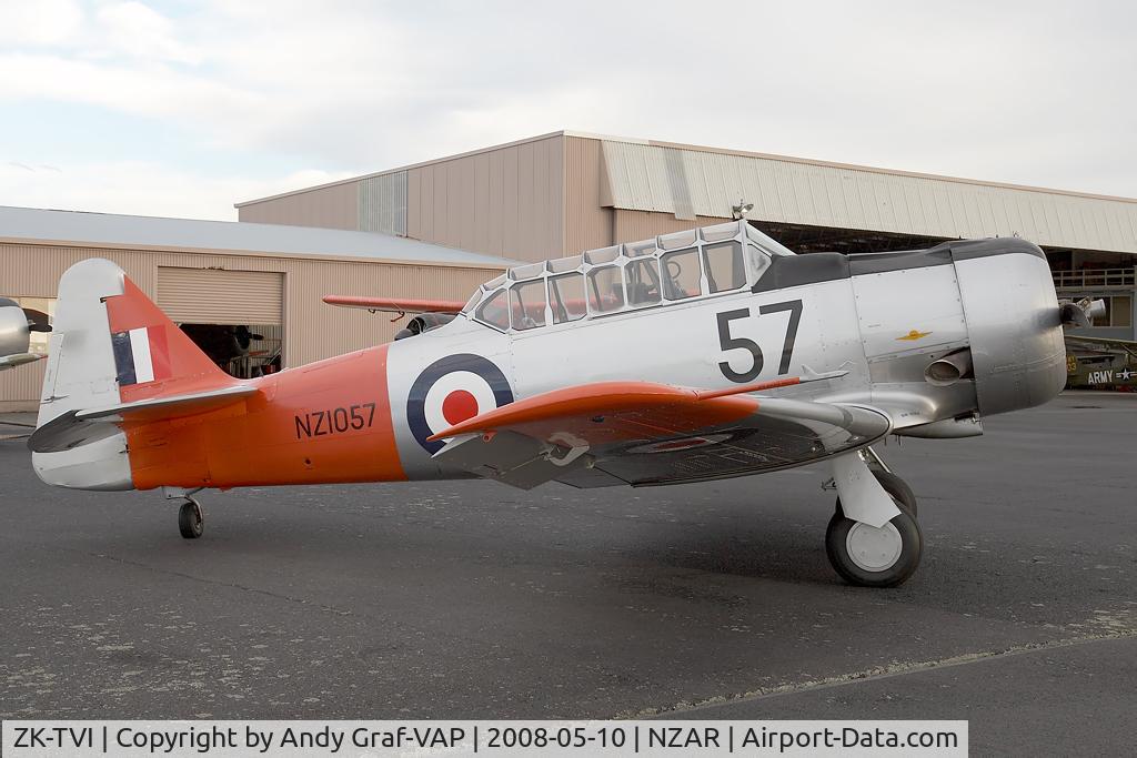 ZK-TVI, 1943 North American AT-6C Harvard IIA C/N 88-14178, North American Harvard 2A