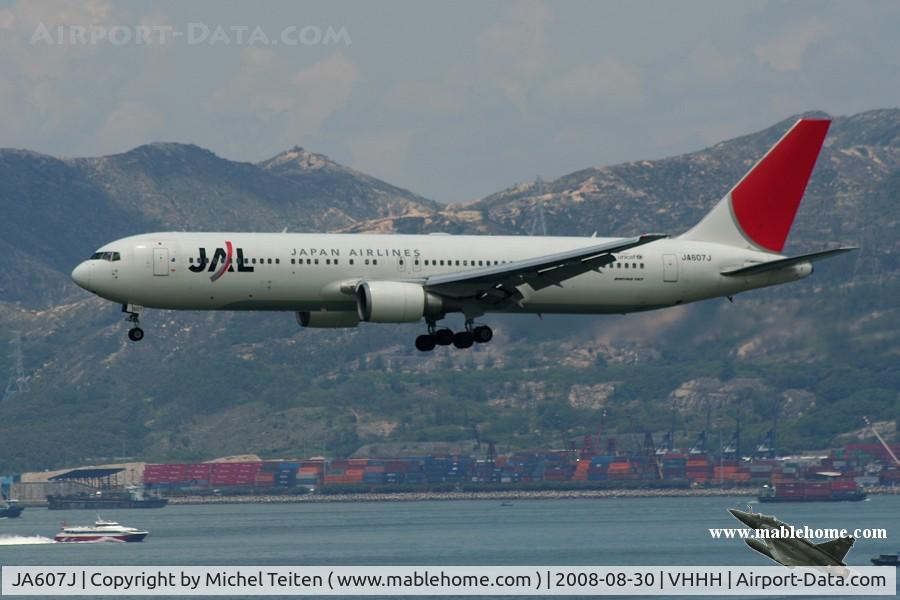 JA607J, 2003 Boeing 767-346/ER C/N 33496, JAL Japan Airlines