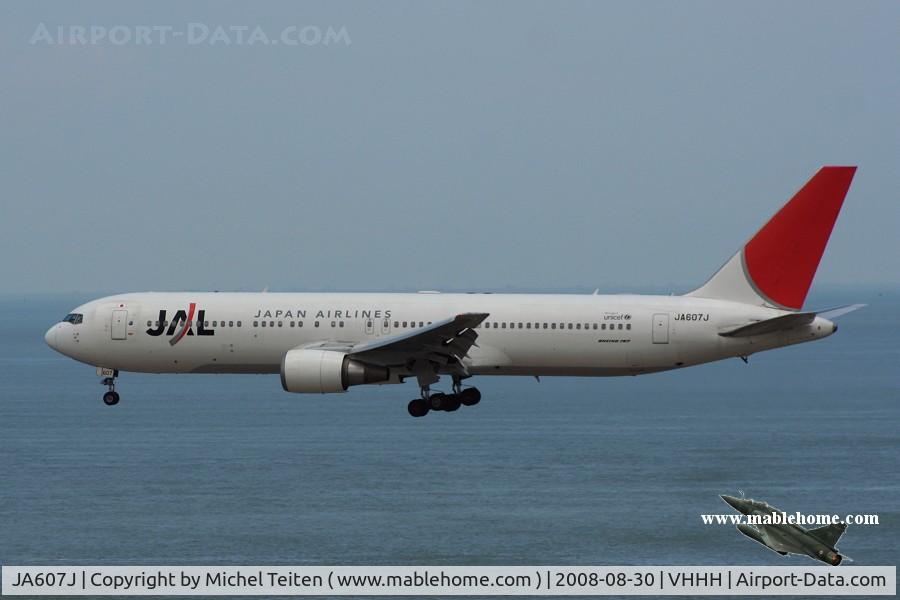 JA607J, 2003 Boeing 767-346/ER C/N 33496, JAL Japan Airlines