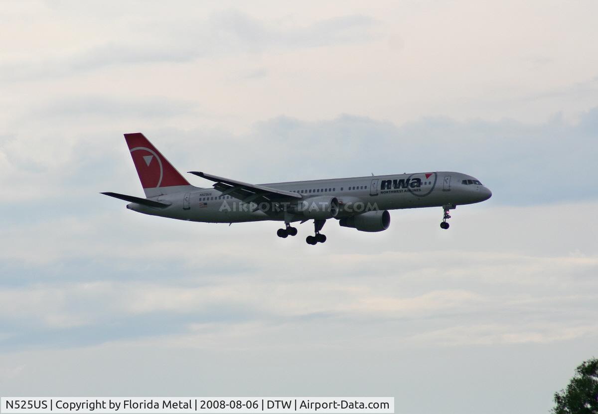 N525US, 1987 Boeing 757-251 C/N 23619, Northwest 757-200