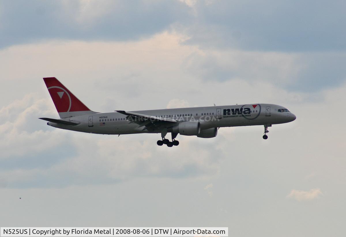 N525US, 1987 Boeing 757-251 C/N 23619, Northwest 757-200