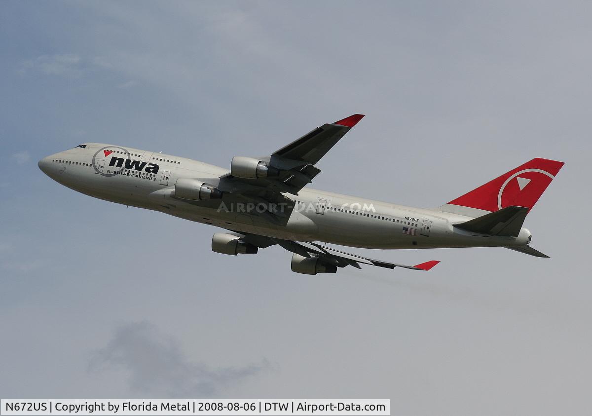 N672US, 1999 Boeing 747-451 C/N 30267, Northwest 747-400