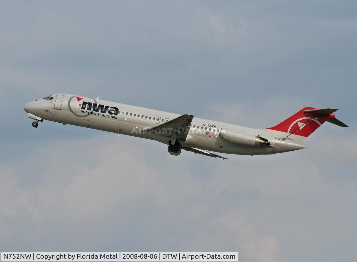 N752NW, 1968 Douglas DC-9-41 C/N 47116, Northwest DC-9-41