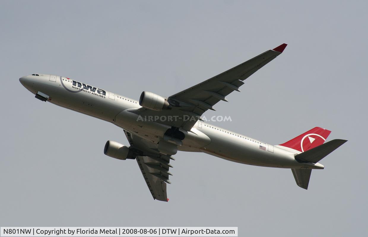 N801NW, 2003 Airbus A330-323 C/N 0524, Northwest A330-300