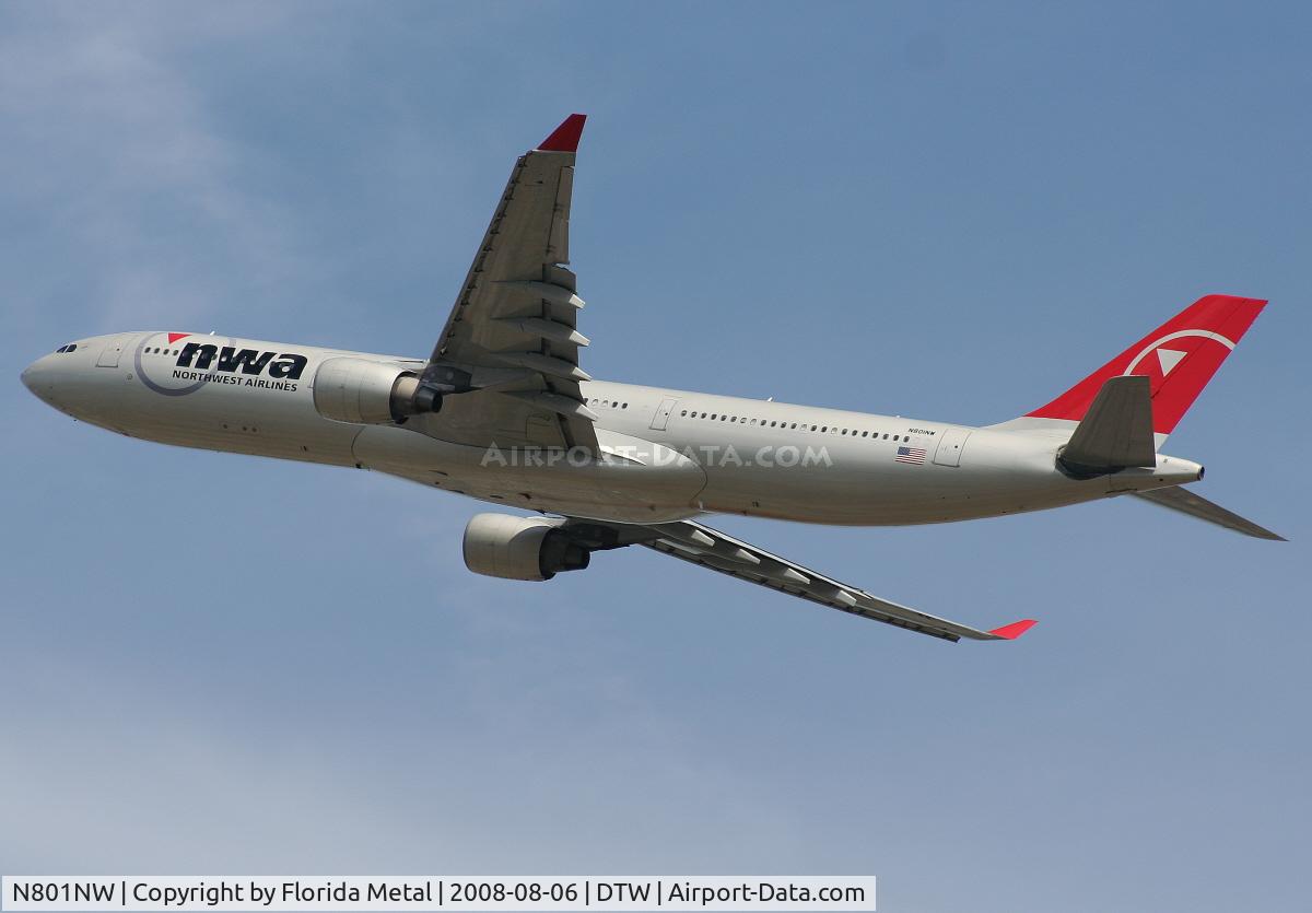 N801NW, 2003 Airbus A330-323 C/N 0524, Northwest A330-300