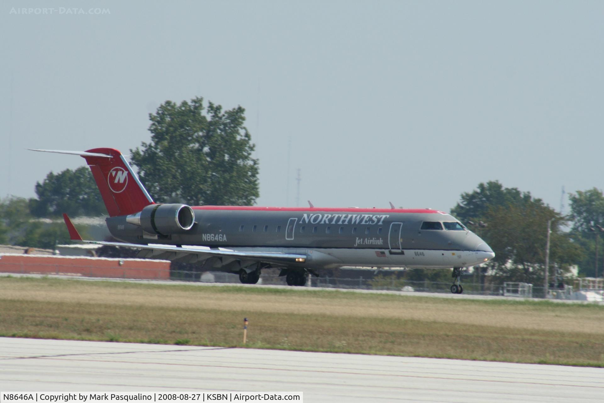 N8646A, 2002 Canadair CRJ-440 (CL-600-2B19) Regional Jet C/N 7646, CL-600-2B19