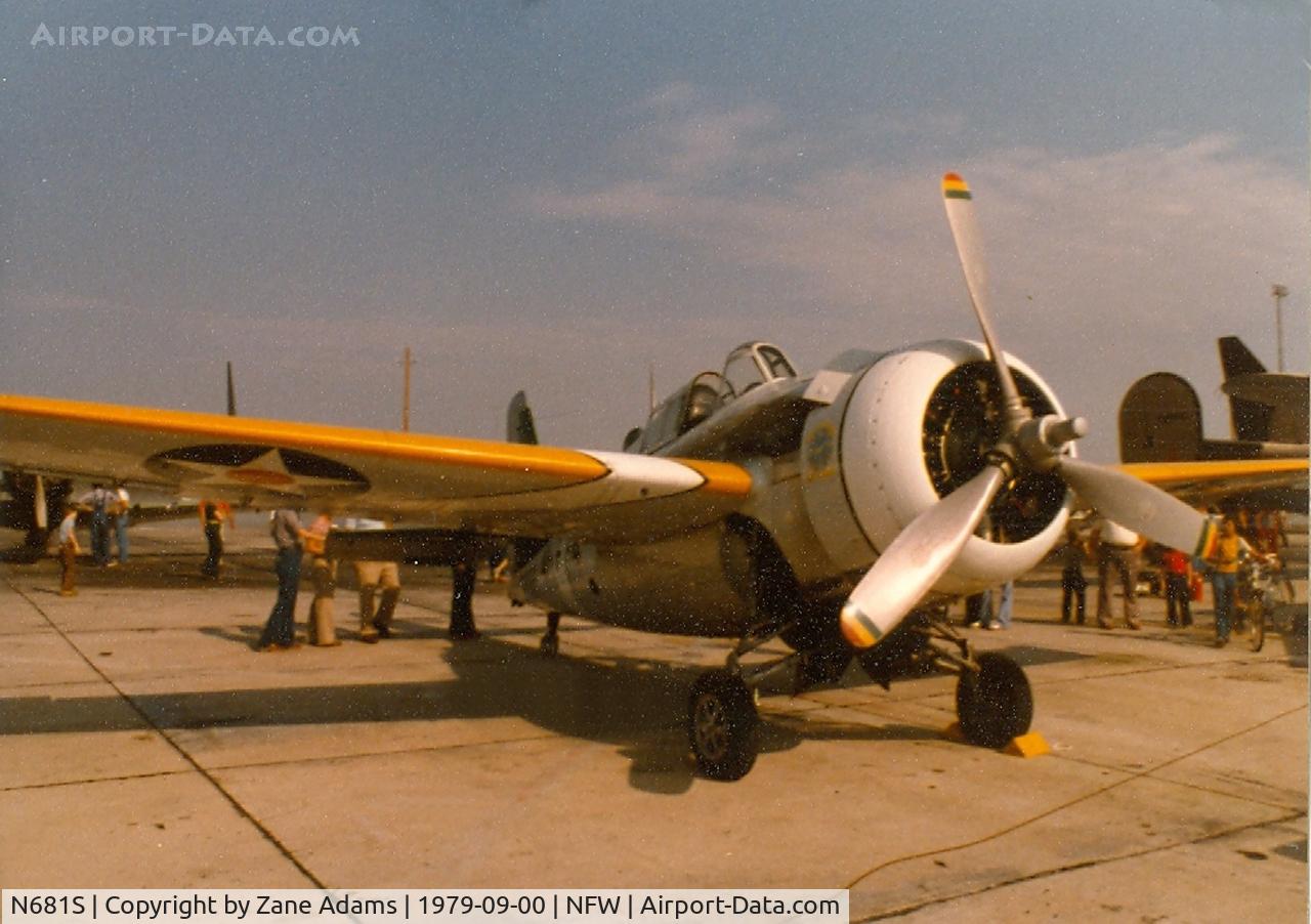 N681S, 1944 General Motors FM-2 Wildcat C/N Not found (USN55585), CAF Wildcat at Carswell AFB