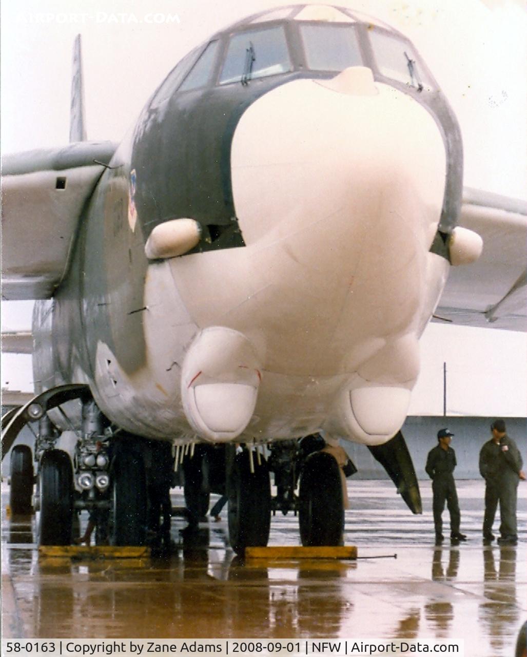 58-0163, 1958 Boeing B-52G Stratofortress C/N 464233, B-52G at Carswell AFB