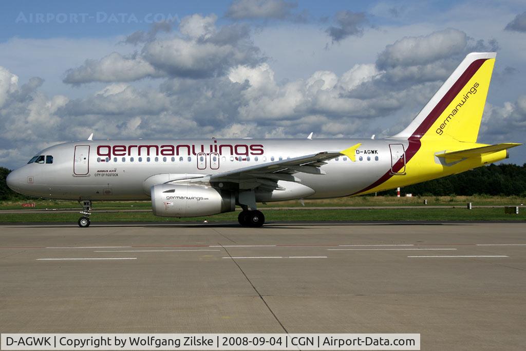 D-AGWK, 2008 Airbus A319-132 C/N 3500, visitor