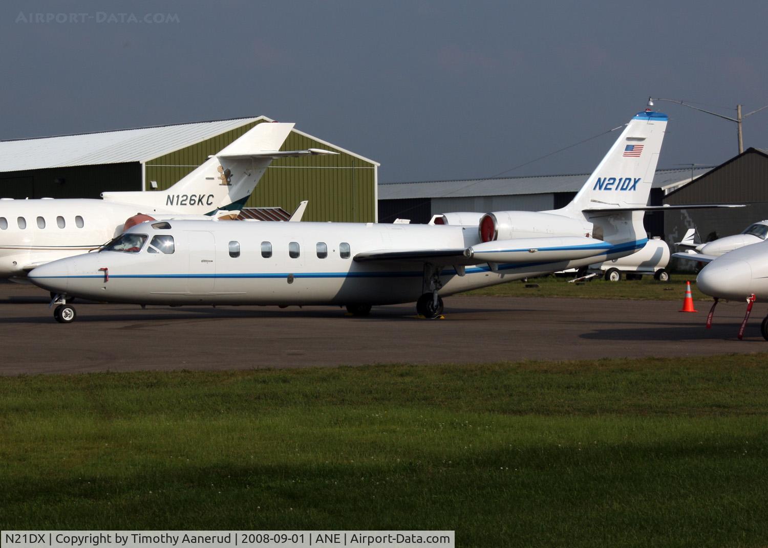 N21DX, 1979 Israel Aircraft Industries 1124 C/N 269, Parked at Anoka County