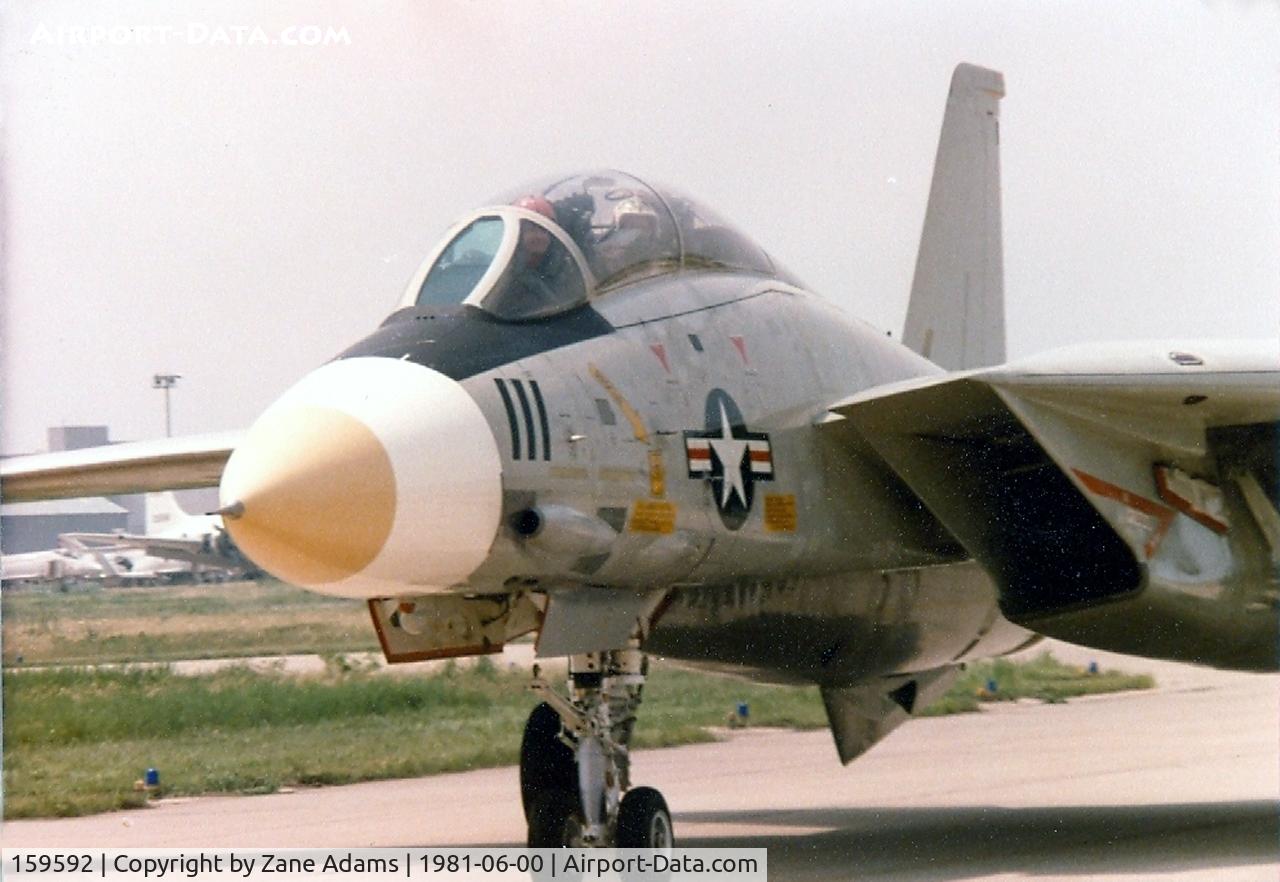 159592, Grumman F-14D Tomcat C/N 139, F-14D at the former Dallas Naval Air Station - Formerly an F-14A converted to D