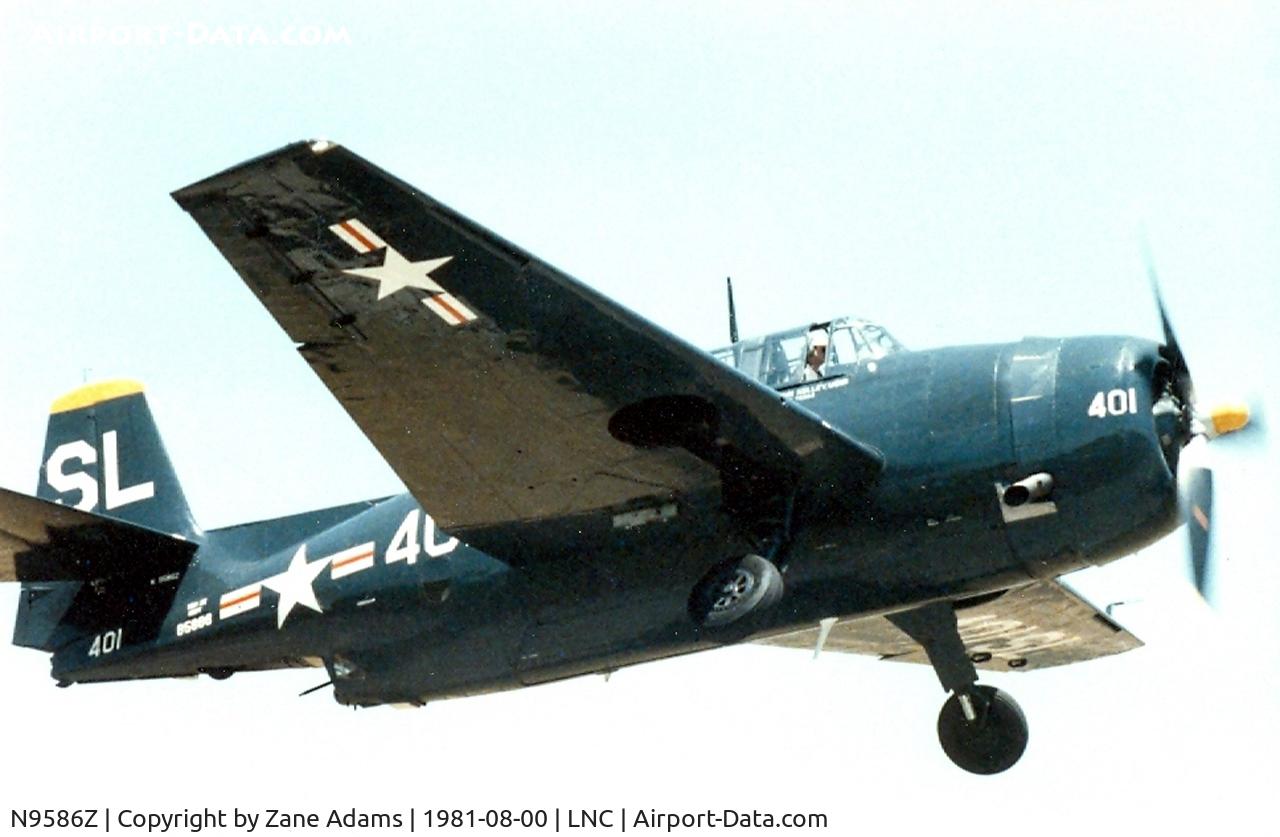 N9586Z, 1945 Grumman TBM-3E Avenger C/N 85886, At Lancaster, TX