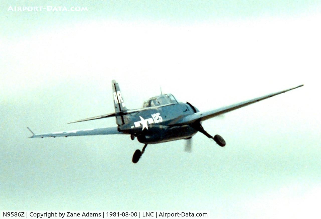 N9586Z, 1945 Grumman TBM-3E Avenger C/N 85886, At Lancaster, TX