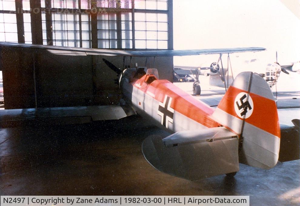 N2497, 1939 Focke-Wulf Fw-44J Stieglitz C/N 2497, CAF FW-44 at Harlingen