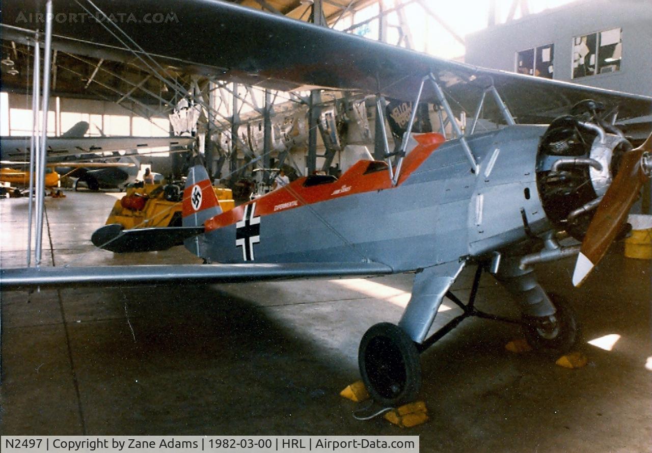 N2497, 1939 Focke-Wulf Fw-44J Stieglitz C/N 2497, CAF FW-44 at Harlingen
