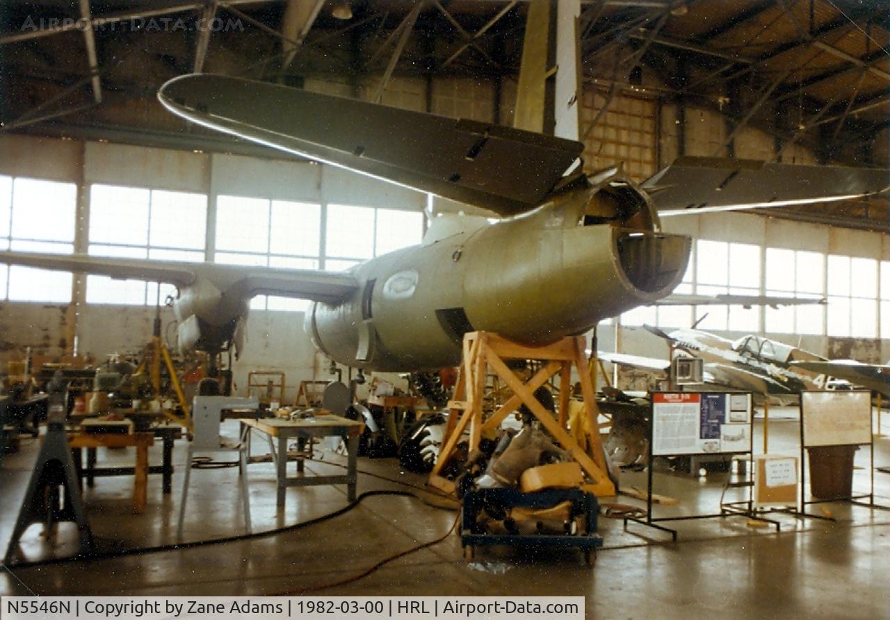 N5546N, Martin TB-26C Marauder C/N 2253 (4762?), CAF B-26 Carolyn under restoration at Harlingen