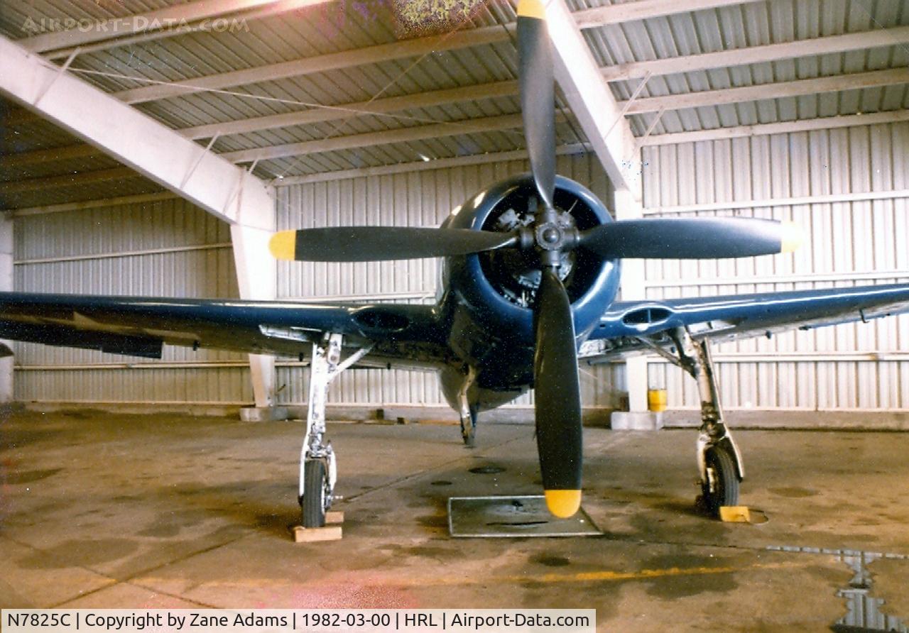 N7825C, 1948 Grumman F8F-2 (G58) Bearcat C/N D.1227, CAF Bearcat At Harlingen