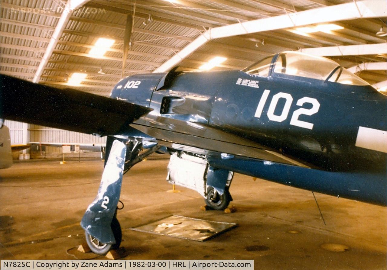 N7825C, 1948 Grumman F8F-2 (G58) Bearcat C/N D.1227, CAF Bearcat At Harlingen