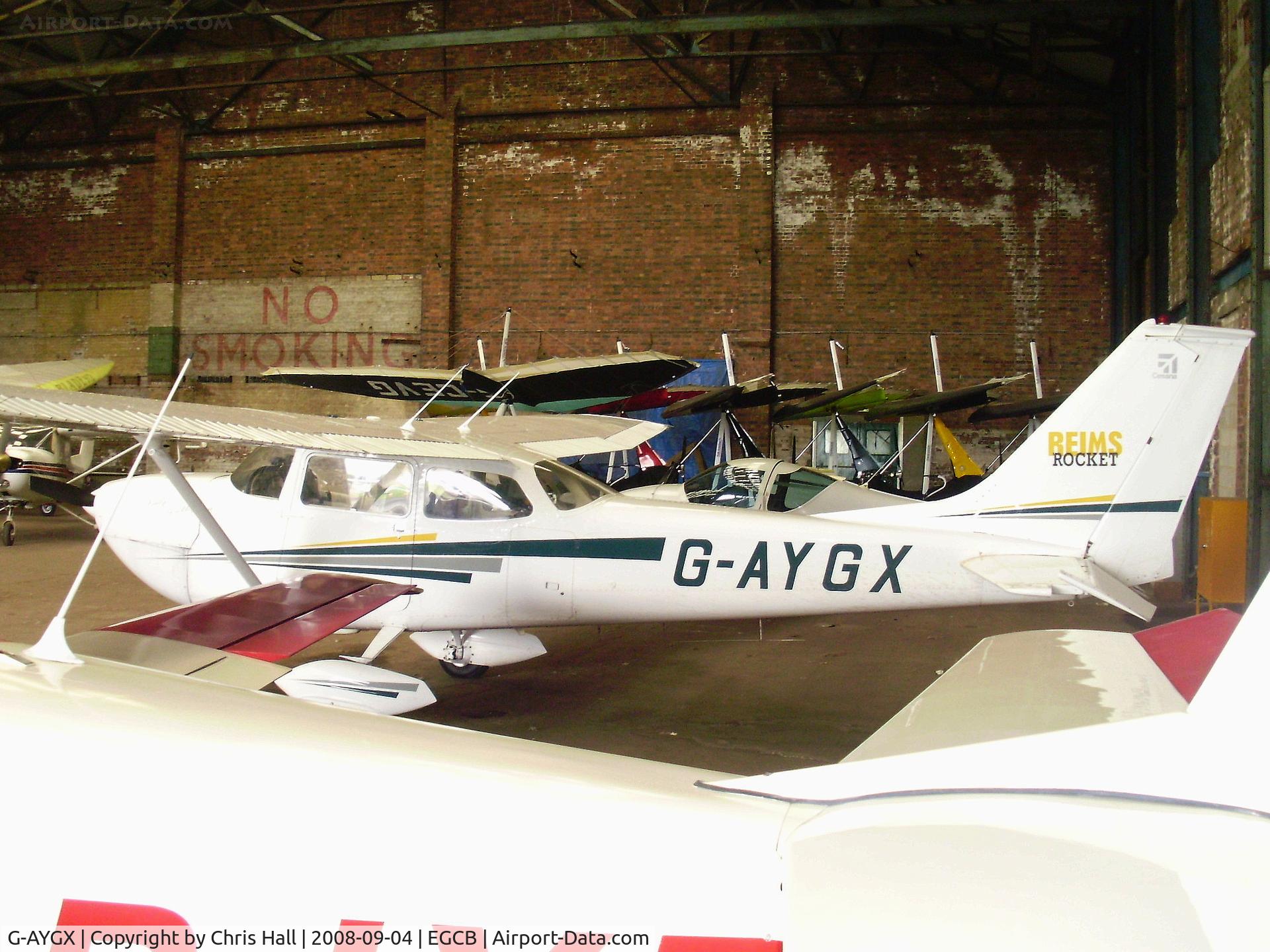 G-AYGX, 1970 Reims FR172G Reims Rocket C/N 0208, private