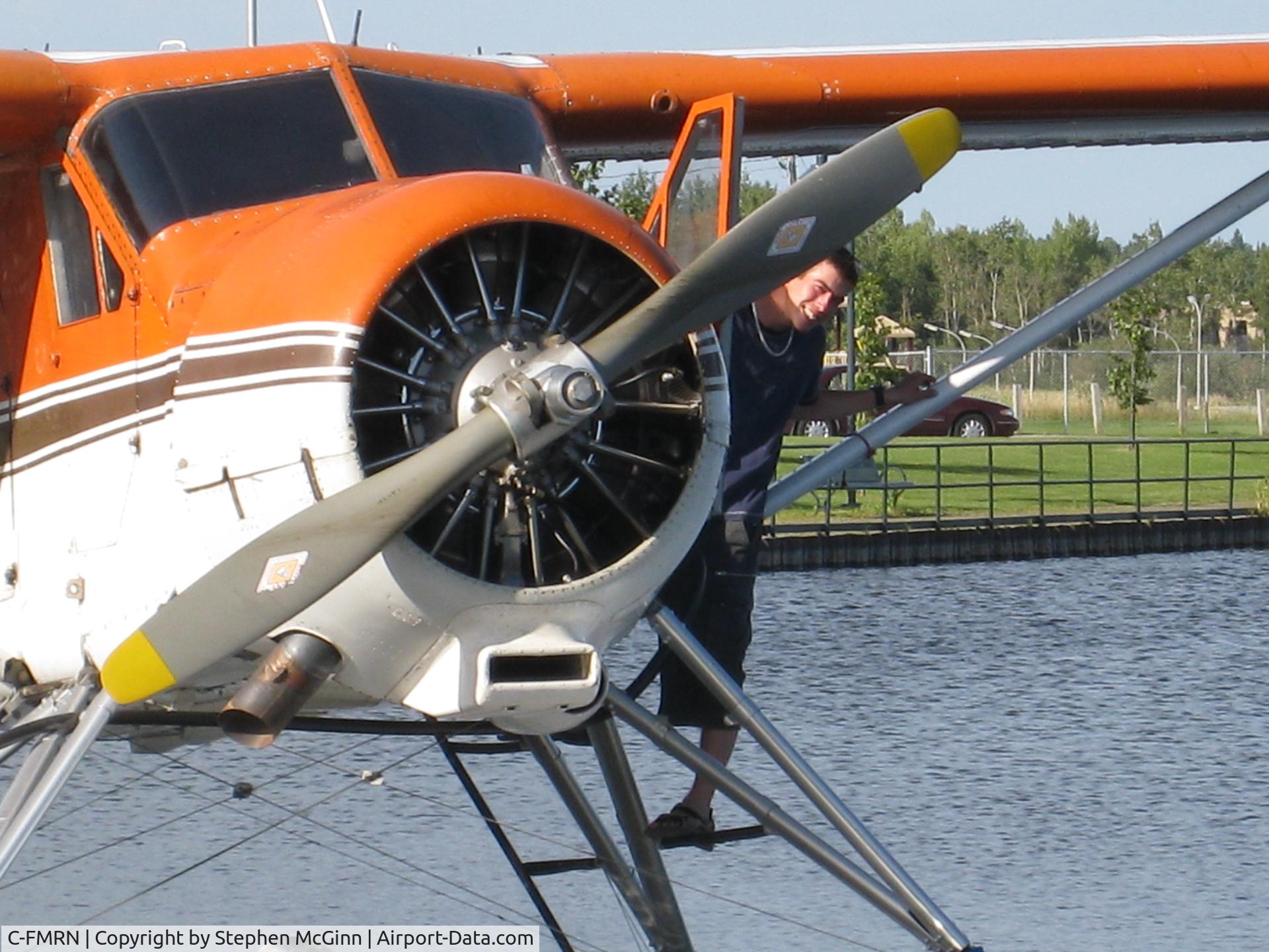 C-FMRN, 1953 De Havilland Canada DHC-2 Beaver Mk.1 C/N 480, Fueling up at Ratcliff Airways, Porcupine, Ontario