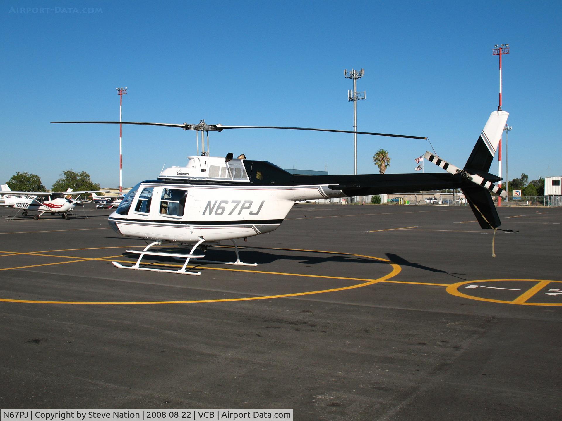 N67PJ, 1987 Bell 206B C/N 3966, PJ Helicopters 1987 Bell 206B @ Nut Tree Airport, Vacaville, CA