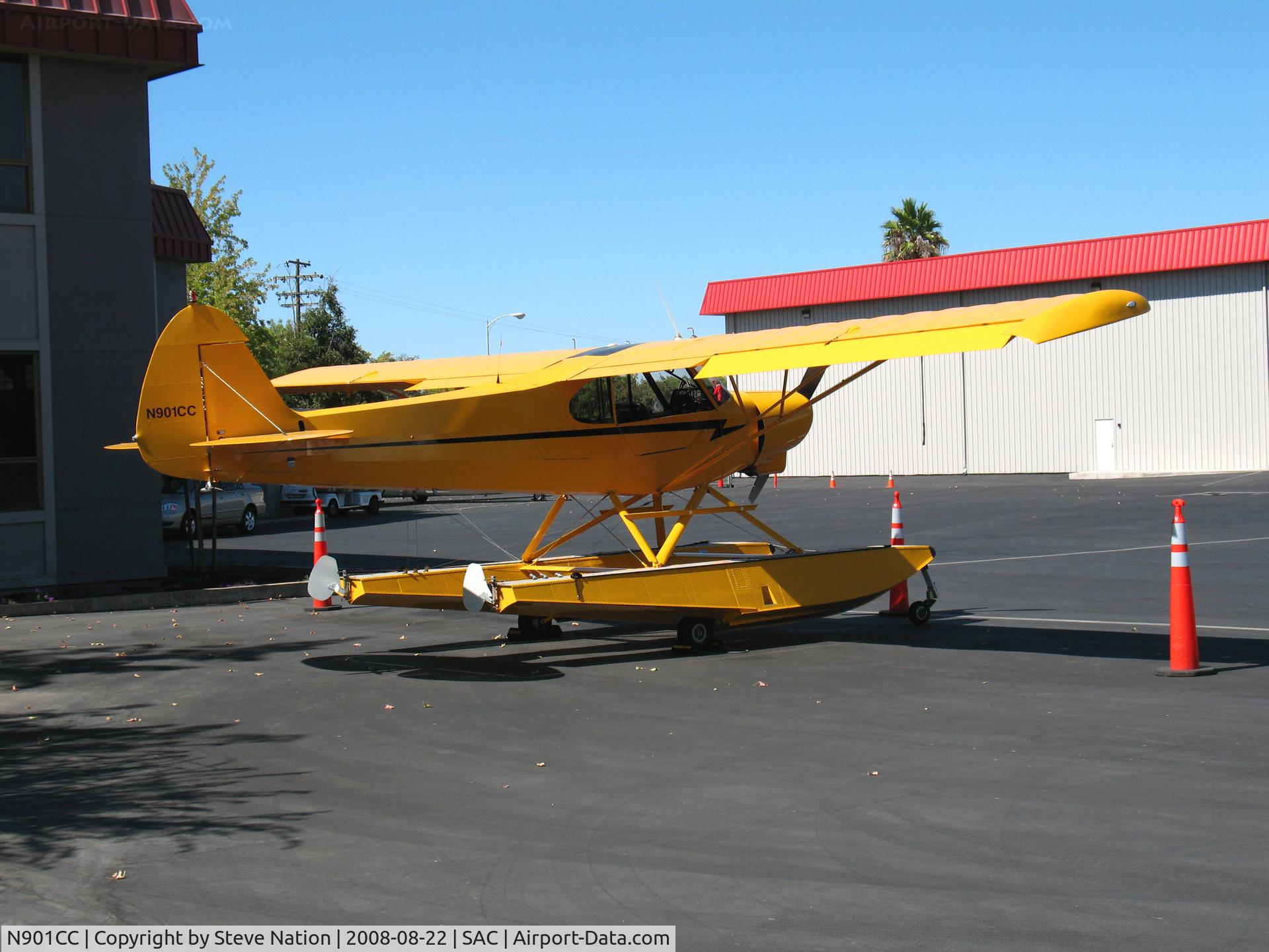 N901CC, 1999 Piper/cub Crafters PA-18-150 C/N 9901CC, Float-equipped 1999 PiperCub Crafters PA-18-150 @ Sacramento Exec Airport, CA